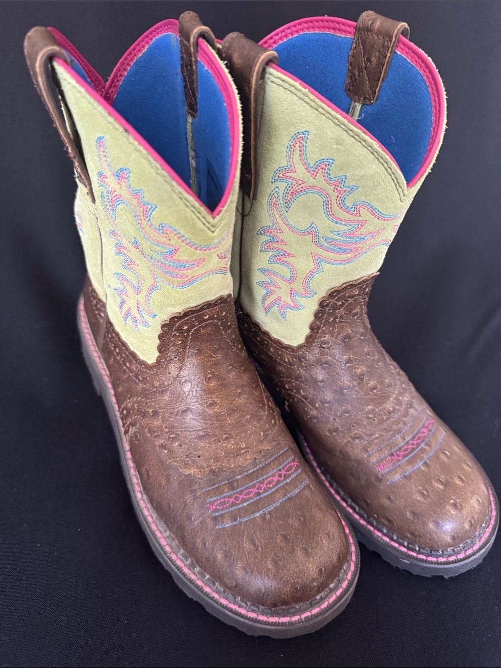 ARIAT FATBABY Ostrich-Texture Boots